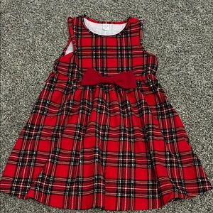 SHEIN Red and Black Plaid Dress